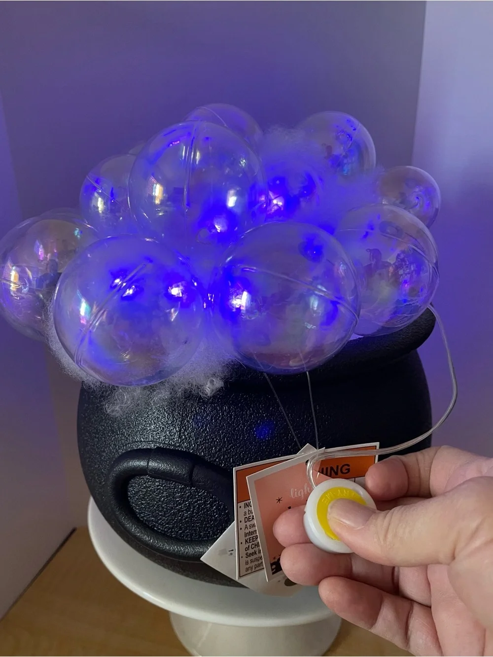Viral Dollar General Light up Halloween Bubble Cauldron - NWT **